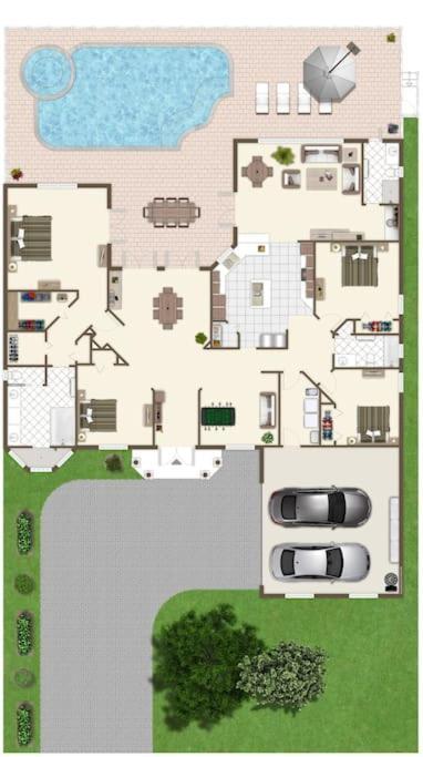Villa Martinique By Coralvilla Кейп Корал Екстериор снимка